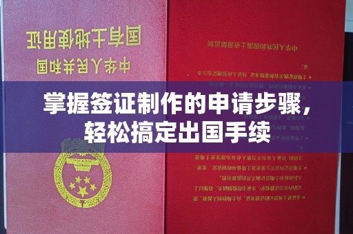 稷山掌握签证制作的申请步骤，轻松搞定出国手续